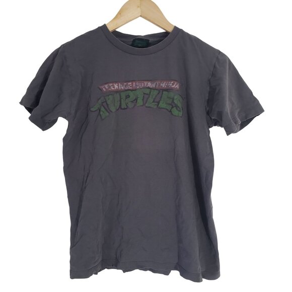 2008 Teenage Mutant Ninja Turtles Gray Short Sleeve T Shirt Size M TMNT Classic - Picture 1 of 6